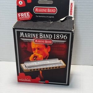 Hohner Marine Band 1896 A New (Damage Box)